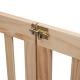 Full House-Shaped Headboard Floor Bed with Fence Natural - V.I.P Digital Presence