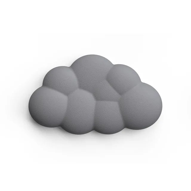 Alfombrilla de ratón con reposamuñecas para teclado, nube, antideslizante, espuma viscoelástica, para escritorio, oficina, gamer, ratón, reposamuñecas