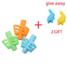 Two-Finger Pen Holder Silicone Baby Learning Writing Tool Correction Device Pencil Set Stationery 3 Piece Set Gift 2 Piece Fish - V.I.P Digital Presence