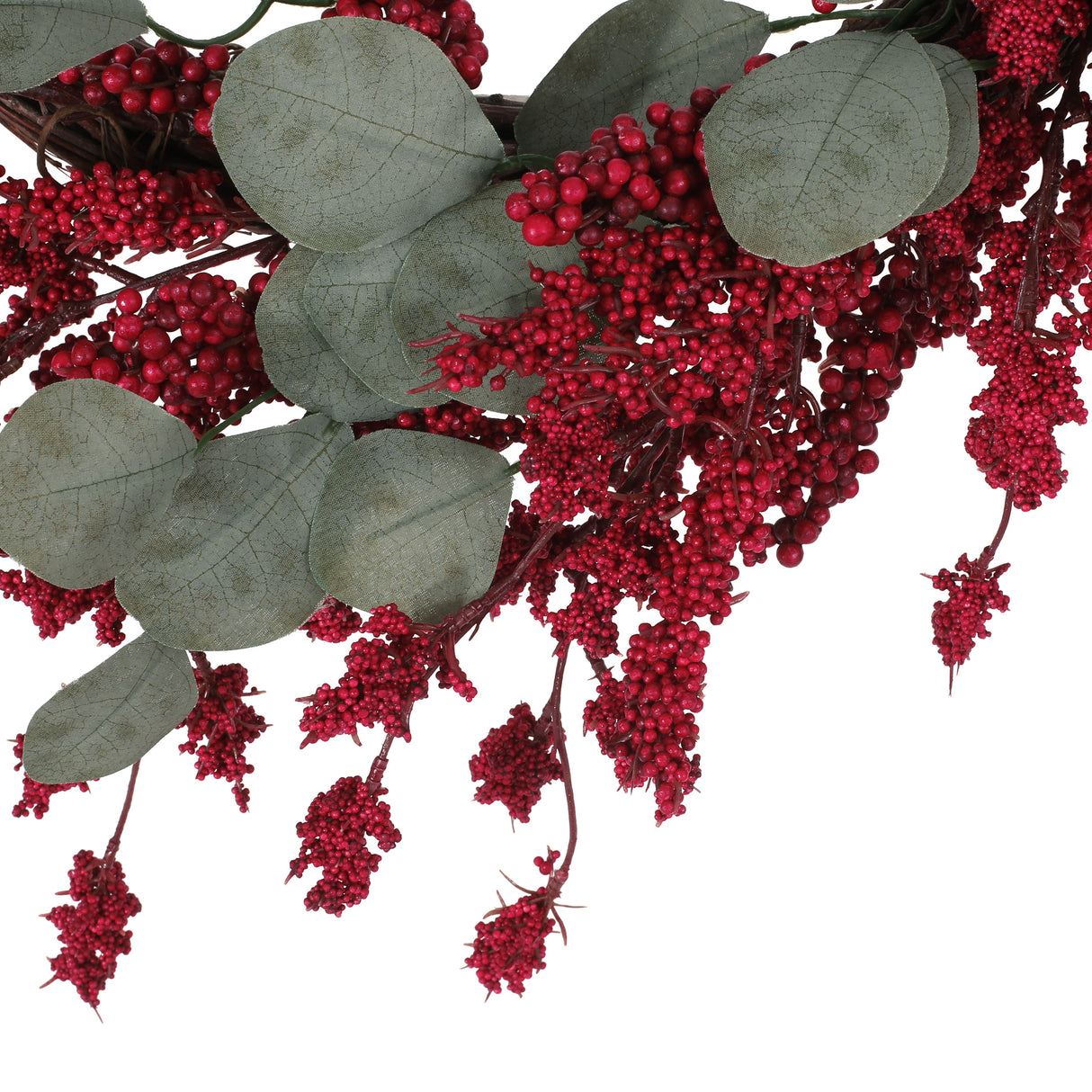 29" EUCALYPTUS/BERRY WREATH - V.I.P Digital Presence