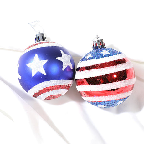 Hanging decorative props Captain America Christmas plastic ball hand-painted ball cover - V.I.P Digital Presence
