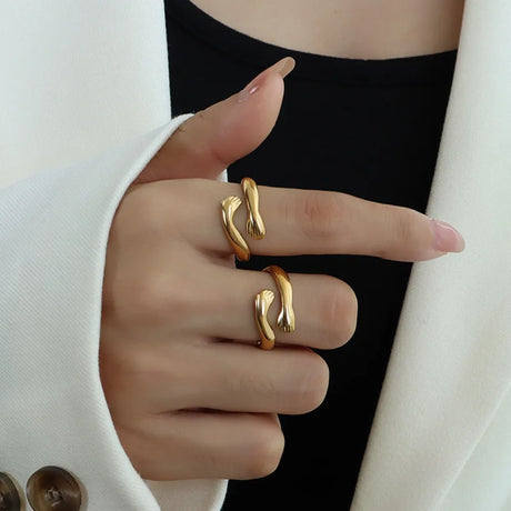 Titanium Steel Hug Bypass Ring - V.I.P Digital Presence