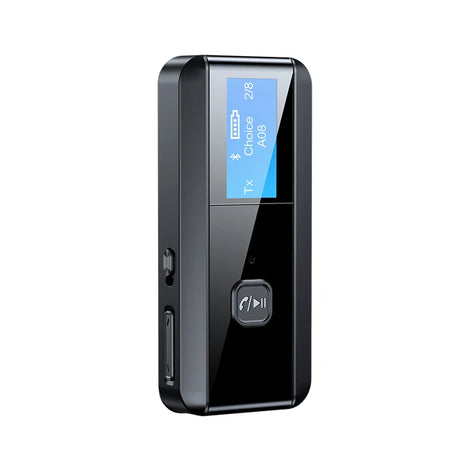 LCD display screen Bluetooth 5.0 receiver transmitter 2-in-1 audio adapter computer TV speaker - V.I.P Digital Presence