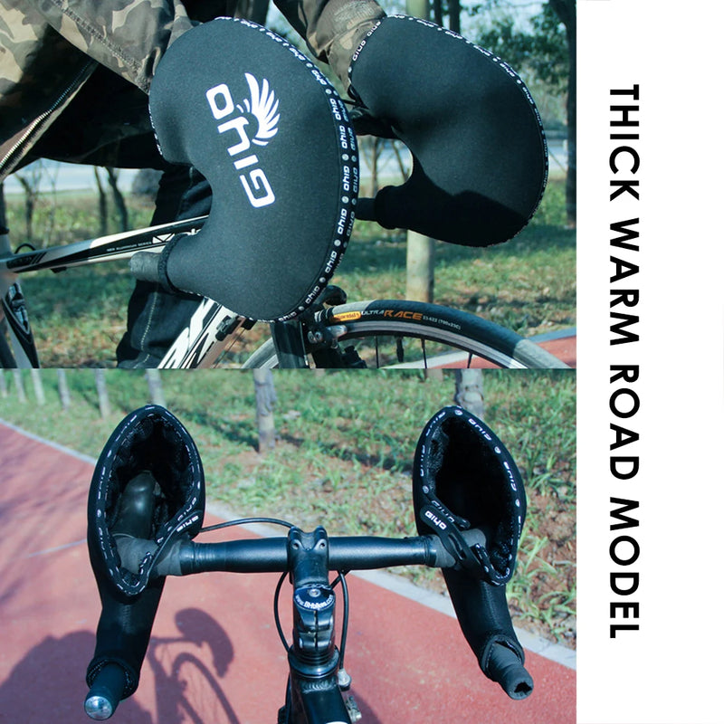 Winter Mountain Road Bicycle Bar Mitts Glove Bike Handlebar Mittens Warmer Cover Cycling Coldproof Hand Warmer Equipment - V.I.P Digital Presence