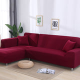 Solid color sofa cover, elastic tight package, full cover, fabric sofa cover, sofa cushion, sofa cover