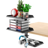 3 - Tier Multifunctional Desk Side Storage Rack - Organize Your Workspace Effortlessly - V.I.P Digital Presence