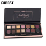 QIBEST 14 Color Eyeshadow Palette Pearlescent Matte Eyeshadow Low-Key Luxury Velvet Glossy Eyeshadow - V.I.P Digital Presence