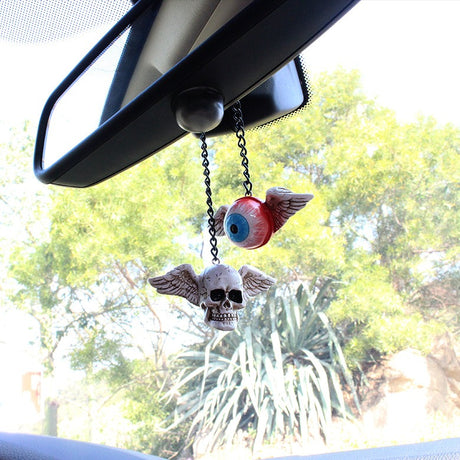 Creative resin for hanging accessories on the eye skeleton car - V.I.P Digital Presence