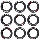 New Connected Car Tire Stickers, Tire Letter Stickers, English Letter 3D Stereoscopic Stickers - V.I.P Digital Presence