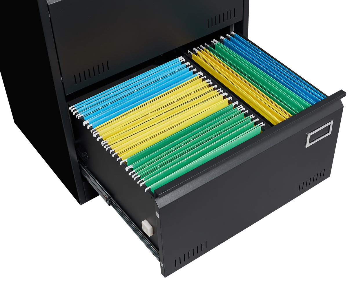 Filing Cabinet Lateral File Cabinet 3 Drawer Blcak Locking Metal File Cabinets Three Drawer - V.I.P Digital Presence