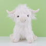Figura de vaca de pelo largo de imitación de juguete de peluche de vaca de las Tierras Altas de una celebridad de Internet