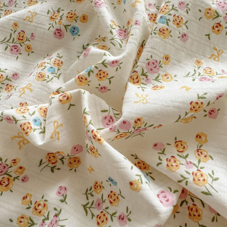 Double Gauze Four-Piece Set Jacquard Small Bamboo Cotton Three-Piece Set Student Dormitory INS Fresh Floral Bedding - V.I.P Digital Presence