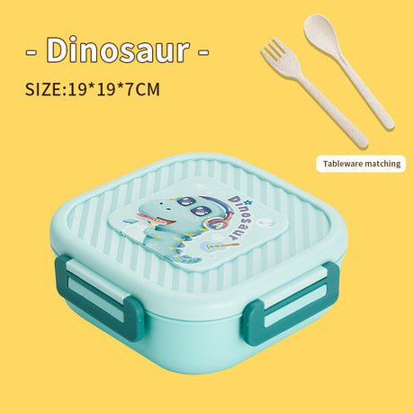 Portable heatable sealed square compartment lunch box bento box lunch box - V.I.P Digital Presence