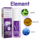 Purple Brightening White Toothpaste, Cleaning Stains Fresh Breath Brightening And Whitening Teeth Toothpaste - V.I.P Digital Presence