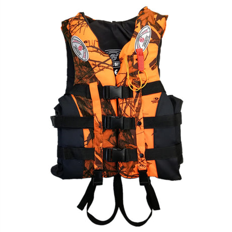 S-M-L-XL-2XL-3XL adult life jacket: buoyant, for sea fishing/outdoor sports, coated Oxford cloth. - V.I.P Digital Presence