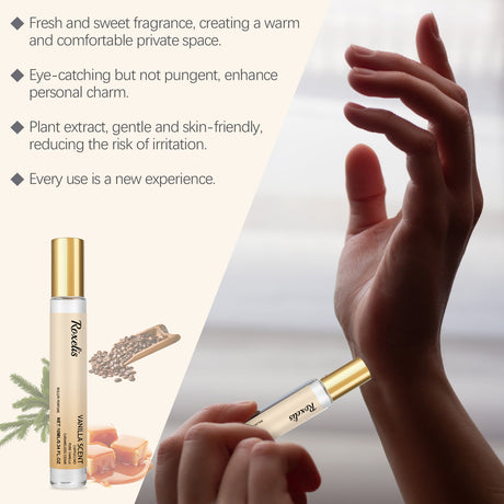 Charming Rolling Perfume Charming Lasting Light Fragrance Fresh Cappuccino Charm Stay Fragrance Convenient Rolling Perfume - V.I.P Digital Presence