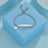 Stainless steel personalized engraved three color curved bracelet simple and personalized women's bracelet - V.I.P Digital Presence