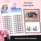 Sunflower Comics Pure Desire Eyelash Simulation Natural Thickening Large Segmented Trilogy False Eyelash Laziness - V.I.P Digital Presence