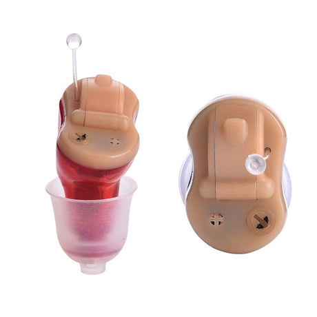 Mini Hearing Aid Adjustable Ear Hearing Assistant Helper Invisible Sound Amplifier Volume for Deaf Elderly Rechargeable - V.I.P Digital Presence