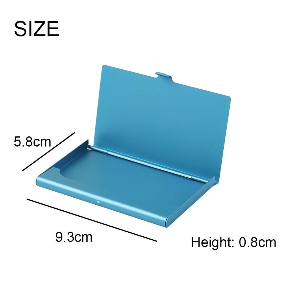 Creative business card case stainless steel Aluminum Holder Metal Box Cover Credit Men business card holder card metal Wallet - V.I.P Digital Presence