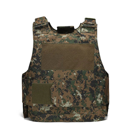 Tactical Army Vest Multi functional Armor Plate Tactical Carrier Vest CP Camo 800D - V.I.P Digital Presence