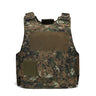 Tactical Army Vest Multi functional Armor Plate Tactical Carrier Vest CP Camo 800D - V.I.P Digital Presence