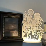 Acrylic 3D Night Light Creative Gift Bedroom Bedhead Atmosphere Plug in Small Desk Lamp - V.I.P Digital Presence