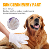 Pet Herbal Gloves, Cleaning Wipes No-Bath No-Wash Non-Woven Gloves For Feline Handling - V.I.P Digital Presence