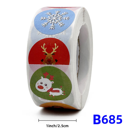 Christmas gift stickers decorative sealing sticker Merry Christmas Reward Self-adhesive labels Children's Day party - V.I.P Digital Presence