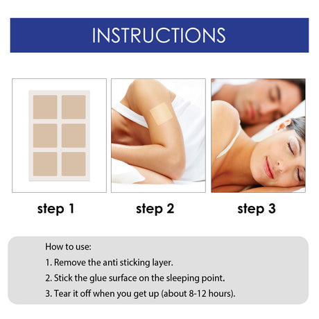 Sleep Patch Soothes The Body Improves Sleep Comfort Pamper Sleeping Body Patch - V.I.P Digital Presence