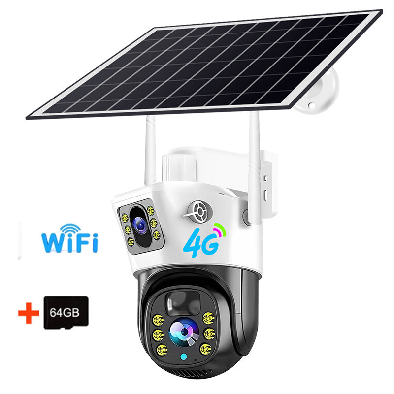 V380PRO  4G Solar Camera 4MP Dual Lens Home Security  Camera With Solar Panel - V.I.P Digital Presence