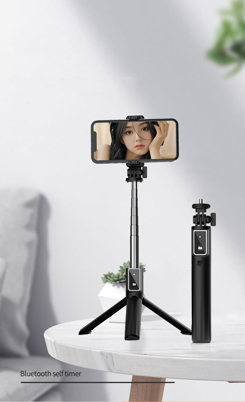 Palo selfie P40S con Bluetooth, trípode universal para teléfonos móviles Android/iOS.