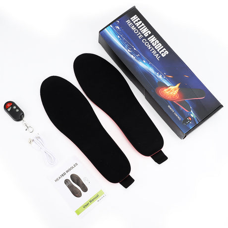 3-speed electric heating insole, USB charging heating insole, winter skiing warm insole, foot warmers for men and women - V.I.P Digital Presence