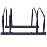 2 bicycle parking racks 22-28 inch wheel supports, maximum tire width 2.15 inches, black painted - V.I.P Digital Presence