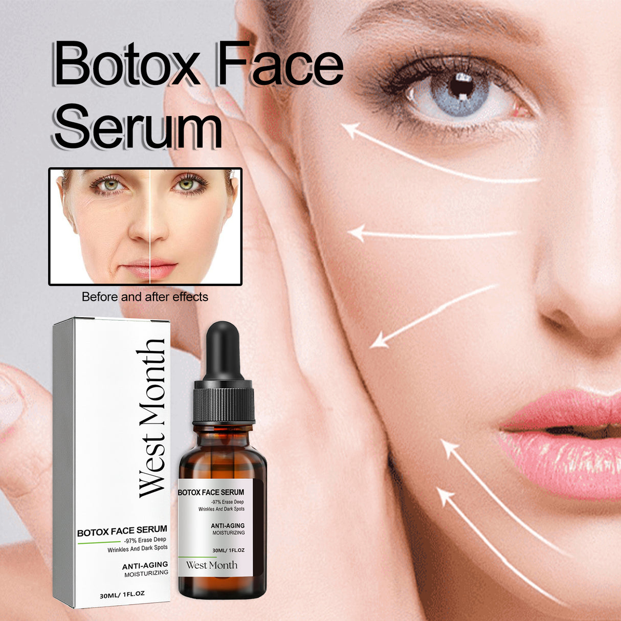 Firming And Lifting Face Serum, Lighten The Lines, Moisturize And Firm Skin Anti-Aging Essence - V.I.P Digital Presence