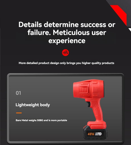 Rechargeable Air Blower Big Tree Industrial Portable Power Tools DIY Excellent for Home Garden Use - V.I.P Digital Presence