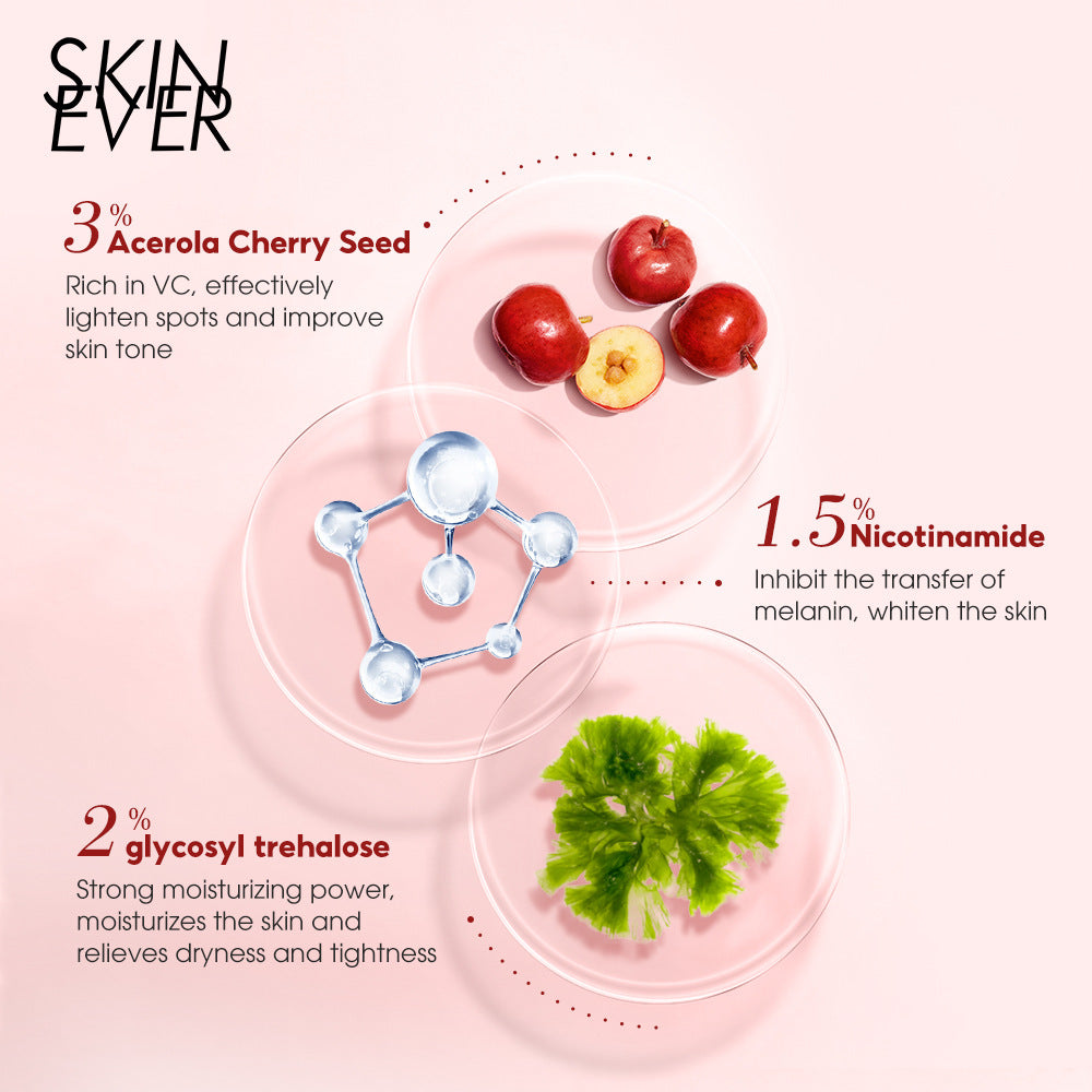 SKIN EVER Acerola Cherry Mask Pack Box of 7 Pieces Hydrating Moisturizing Nourishes Bright Skin SK035Z - V.I.P Digital Presence