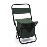 Outdoor Camping Folding Chair with Storage Backrest and Carrying Bag for Art Students' Sketching - V.I.P Digital Presence