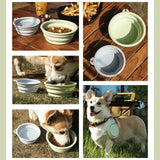 Dog Feeders Folding Silicone Bowl Outdoor Travel Foldable Portable Cat Dog Food Water Container Feeding Tray Bowl Pet Supplies - V.I.P Digital Presence