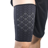 High elasticity knitted nylon sports thigh protector for cyclingand thigh muscle strain prevention - V.I.P Digital Presence