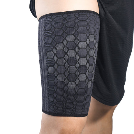 High elasticity knitted nylon sports thigh protector for cyclingand thigh muscle strain prevention - V.I.P Digital Presence