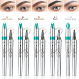 QIC Eyebrow Tattoo Pen Waterproof Fork Tip Eyebrow Ink Pen 4 Heads Liquid Eyebrow Pen - V.I.P Digital Presence