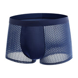 Mesh ice silk mesh underwear for men's square angle underwear - V.I.P Digital Presence