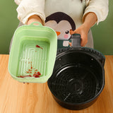 Silica Gel Air Frying Pan Baking Pan Household Food Grade High Temperature Resistant Silica Gel Steaming Pan Pan Pad Baking Cake - V.I.P Digital Presence