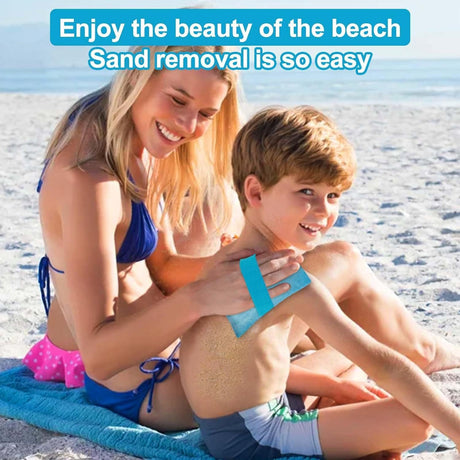 Palksky  Sand Cleaning Gloves Beach Sand Cleaning Bag Easily remove the sand stuck to your baby's body when playing in the sand - V.I.P Digital Presence