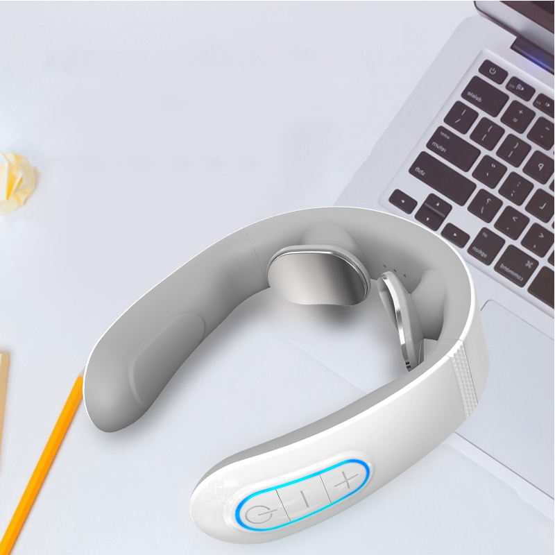 Portable U-type EMS Microcurrent Pulse Neck Massager Heat 10 Modes Traditional Chinese Massage Relieve Cervical Neck Massager - V.I.P Digital Presence