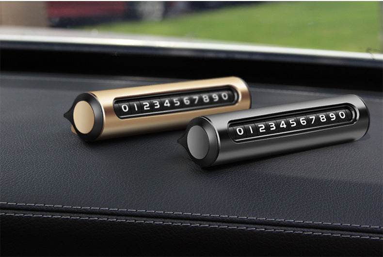 Parking Plate Moving License Plate Number Plate Password Hidden Temporary Parking Plate Metal Gift - V.I.P Digital Presence