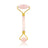 Natural Rose Quartz Facial Massage Crystal Stone Body Jade Massager Derma Roller Skincare Ice Roller Wrinkle Removal Beauty Tool - V.I.P Digital Presence