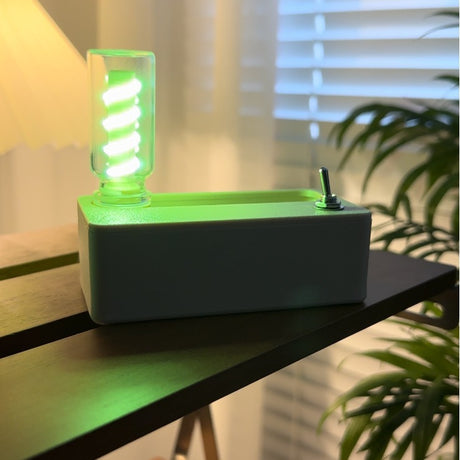 Single bulb without base creative mechanical magnetic night light desktop decoration bedroom atmosphere light outdoor camping stress relief - V.I.P Digital Presence