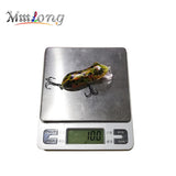 Mmlong 6.3cm Hard Frog Fishing lures Floating Minnow MR03-S Artifical Baits  Wobbler  Crank Bait  Pesca